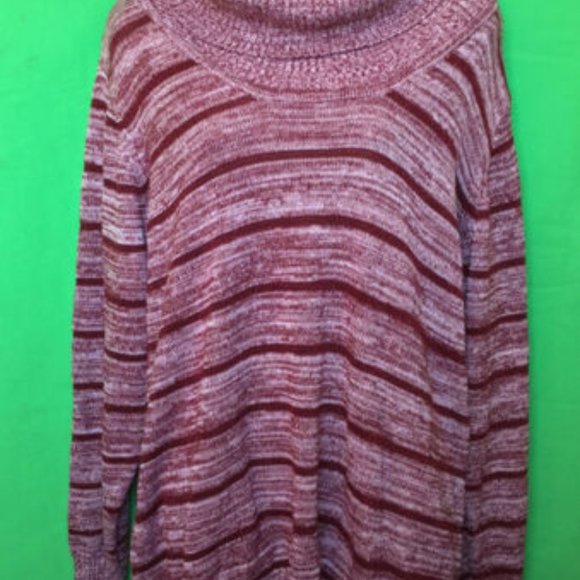 NEW BASIC EDITIONS cotton cowlneck sweater size--3X - Picture 4 of 4